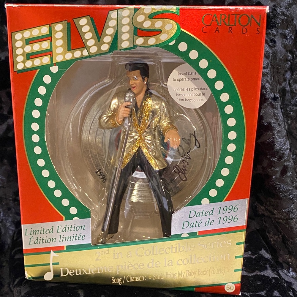 ELVIS Carlton Cards Heirloom Collection Limited Edition 1996